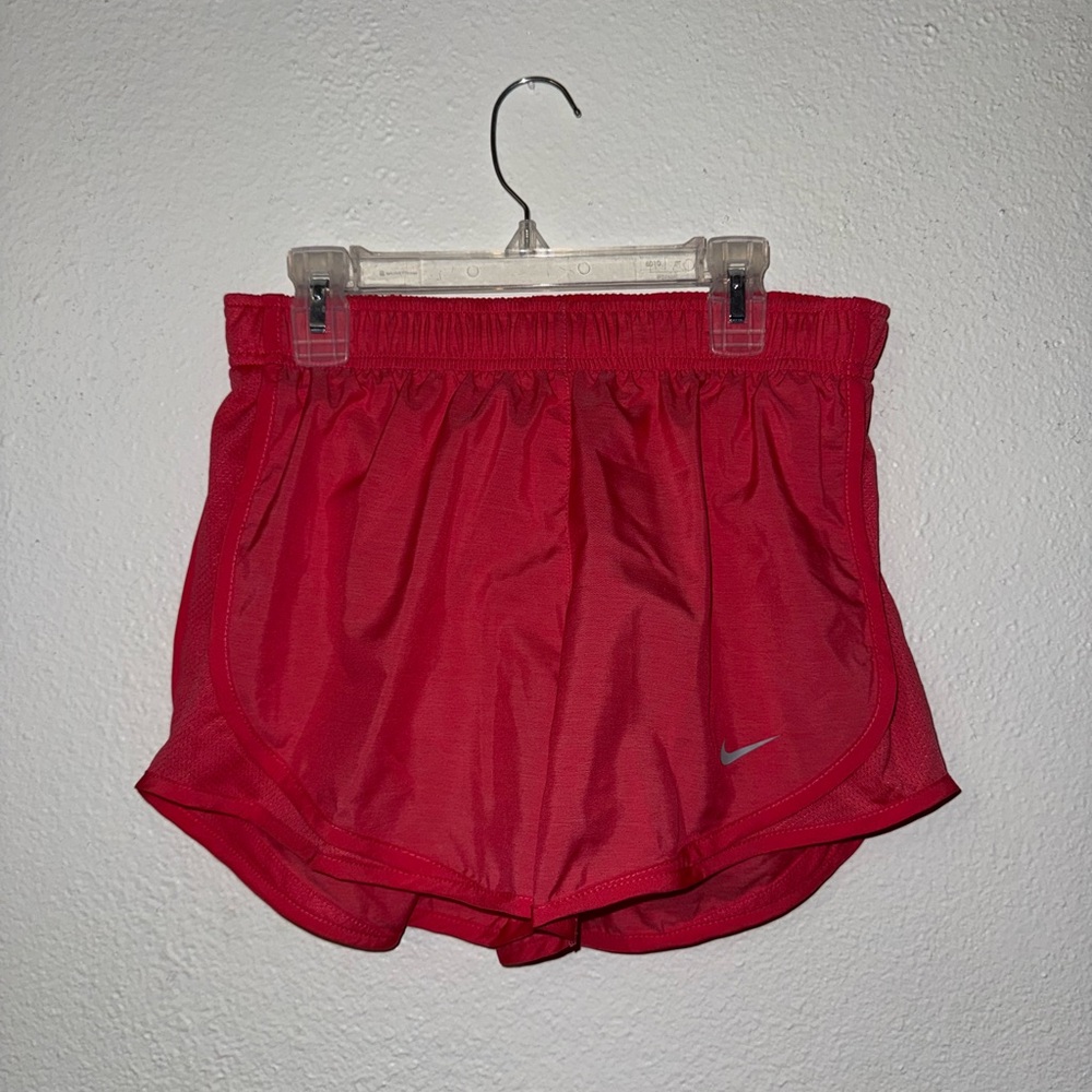 Nike Women's Vibrant Red Athletic Shorts